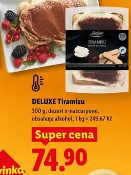 Lidl Deluxe TIRAMISU nabídka