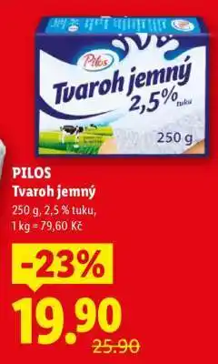 Lidl Pilos Tvaroh jemný nabídka