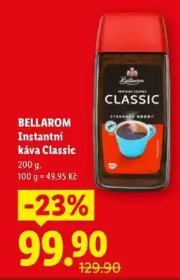 Lidl BELLAROM Instantní káva Classic nabídka