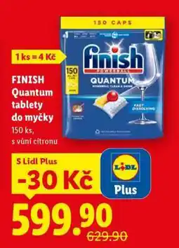 Lidl Finish Quantum tablety do myčky nabídka
