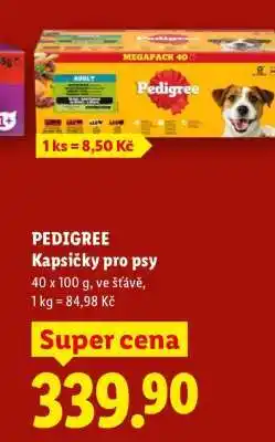 Lidl Pedigree kapsičky pro psy nabídka