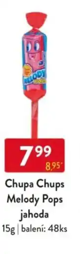 Qanto Chupa Chups Melody Pops jahoda nabídka
