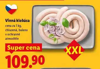 Lidl Vinná klobása nabídka