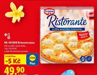 Lidl DR. Oetker Ristorante pizza nabídka