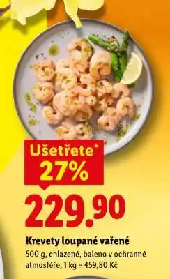 Lidl KREVETY LOUPANÉ VAŘENÉ nabídka