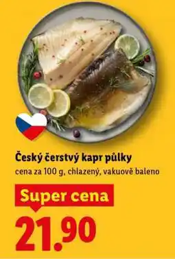 Lidl Český čerstvý kapr půlky nabídka
