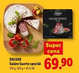Lidl DELUXE Salám Suerte speciál nabídka