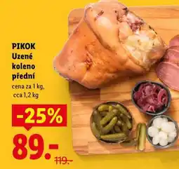 Lidl PIKOK Uzené koleno přední nabídka