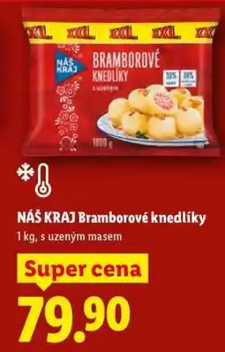 Lidl NÁŠ KRAJ Bramborové knedlíky nabídka