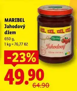 Lidl MARIBEL JAHODOVÝ DŽEM nabídka