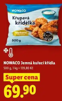 Lidl NOWACO Jemná kuřecí křídla nabídka