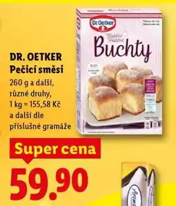 Lidl Dr. Oetker pečicí směsi nabídka