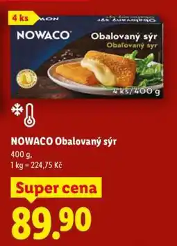 Lidl NOWACO Obalovaný sýr nabídka