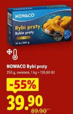 Lidl Nowaco Rybí prsty nabídka
