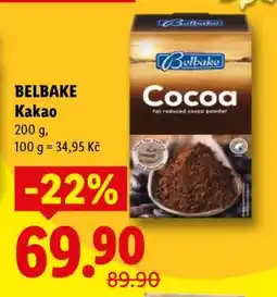 Lidl BELBAKE KAKAO nabídka