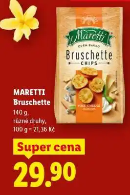 Lidl Maretti Bruschette nabídka