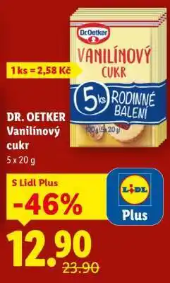 Lidl Dr. Oetker Vanilínový cukr nabídka