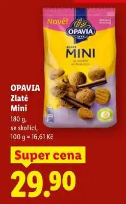 Lidl OPAVIA ZLATÉ MINI nabídka