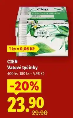Lidl Cien Vatové tyčinky nabídka