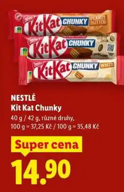 Lidl Nestlé Kit Kat Chunky nabídka