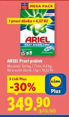 Lidl Ariel Prací prášek nabídka