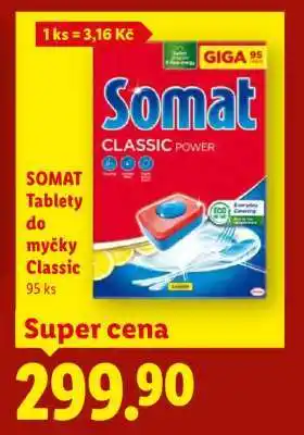 Lidl Somat Tablety do myčky Classic nabídka
