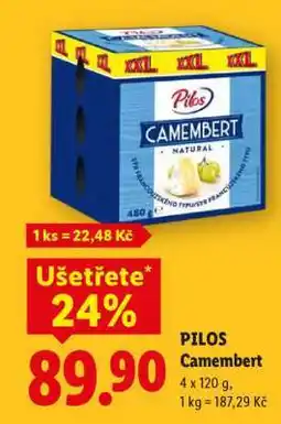 Lidl PILOS CAMEMBERT nabídka