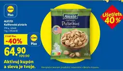 Lidl Alesto KALIFORNSKÉ PISTÁCIE nabídka