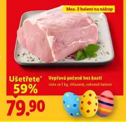 Lidl Vepřová pečeně bez kosti nabídka