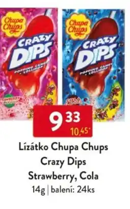 Qanto Lízátko Chupa Chups Crazy Dips Strawberry, Cola nabídka