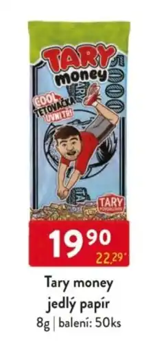 Qanto Tary money jedlý papír nabídka