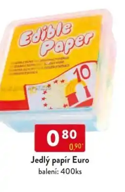 Qanto Jedlý papír Euro nabídka