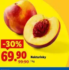 Lidl Nektarinky nabídka