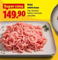 Lidl Krůtí mleté maso nabídka