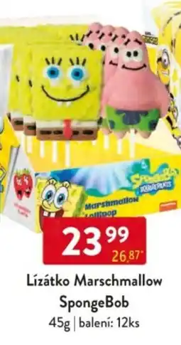 Qanto Lízátko Marschmallow SpongeBob nabídka