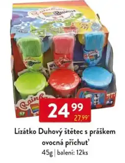 Qanto Lízátko Duhový štětec s práškem ovocná příchuť❜ nabídka