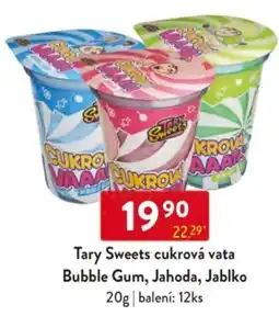 Qanto Tary Sweets cukrová vata Bubble Gum, Jahoda, Jablko nabídka