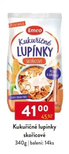 Qanto Kukuřičné lupínky skořicové nabídka