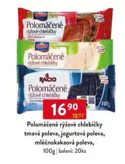 Qanto Polomáčené rýžové chlebíčky tmavá poleva, jogurtová poleva, mléčnokakaová poleva nabídka