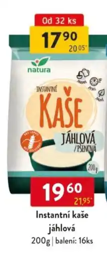 Qanto Natura Instantní kaše jáhlová nabídka