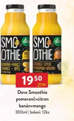 Qanto Deva Smoothie pomeranč • citron, banán • mango nabídka