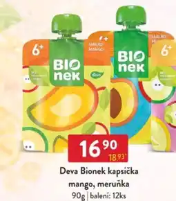 Qanto Deva Bionek kapsička mango, meruňka nabídka