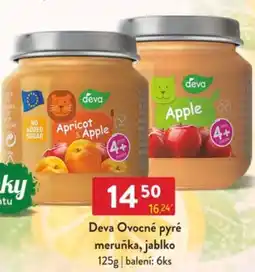 Qanto Deva Ovocné pyré meruňka, jablko nabídka