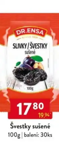 Qanto DR.ENSA Švestky sušené nabídka