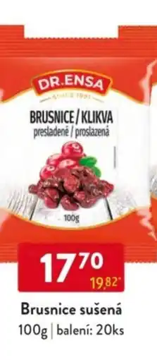 Qanto DR.ENSA Brusnice sušená nabídka