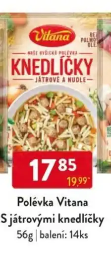 Qanto Polévka Vitana S játrovými knedlíčky nabídka