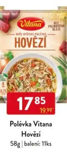 Qanto Polévka Vitana Hovězí nabídka