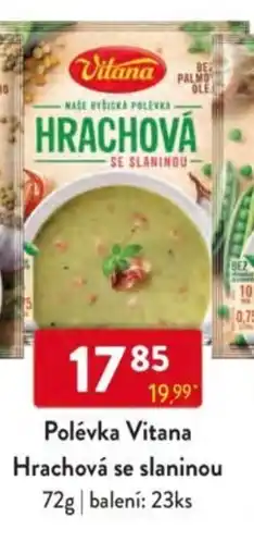 Qanto Polévka Vitana Hrachová se slaninou nabídka