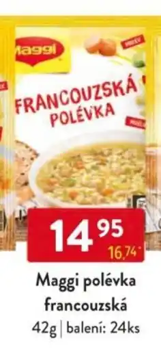 Qanto Maggi polévka francouzská nabídka