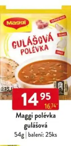 Qanto Maggi polévka gulášová nabídka